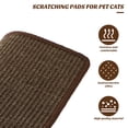 thumbnail image 3 of Miangastore Pet Rug Sisal Coffee 1Set 15.7x11.8in, 3 of 8
