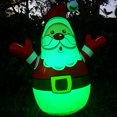 thumbnail image 5 of Cheapark 32 Inch Christmas Inflatable Santa - Luminous Color-Changing Design for Indoor/Outdoor Parties, Festive Holiday Decor, 5 of 7