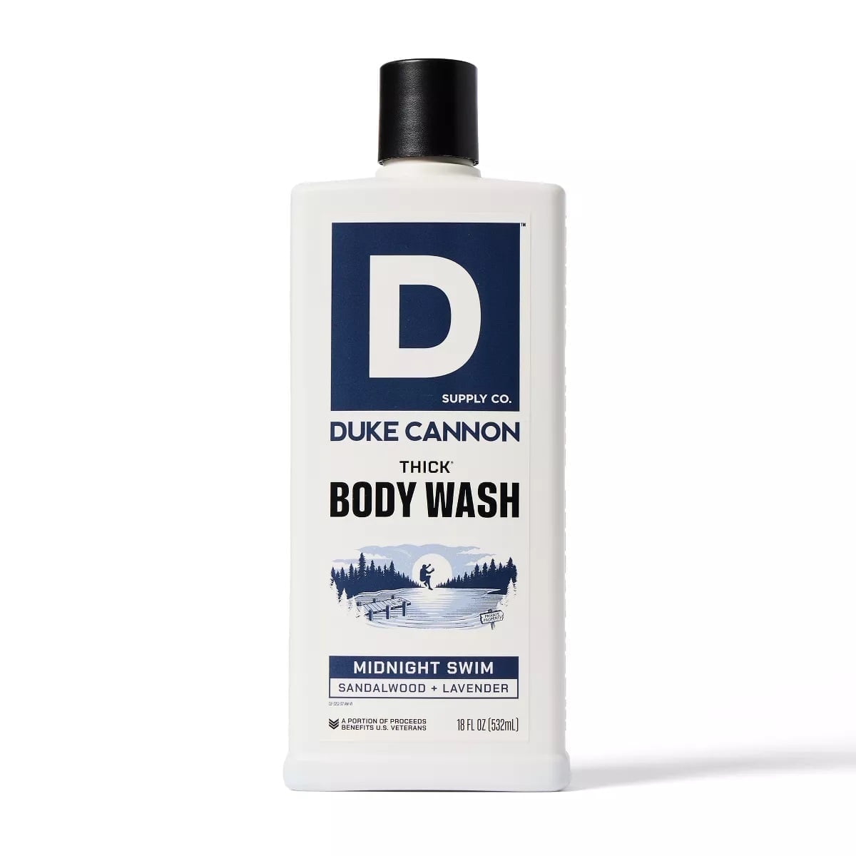 Duke Cannon THICK® Body Wash for Men Midnight Swim 18 fl oz