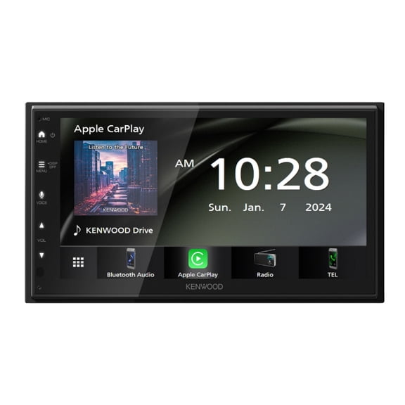 Restored Kenwood DMX50S 6.8" 2 DIN Multimedia w/ CarPlay & Android Auto Ready (Refurbished)