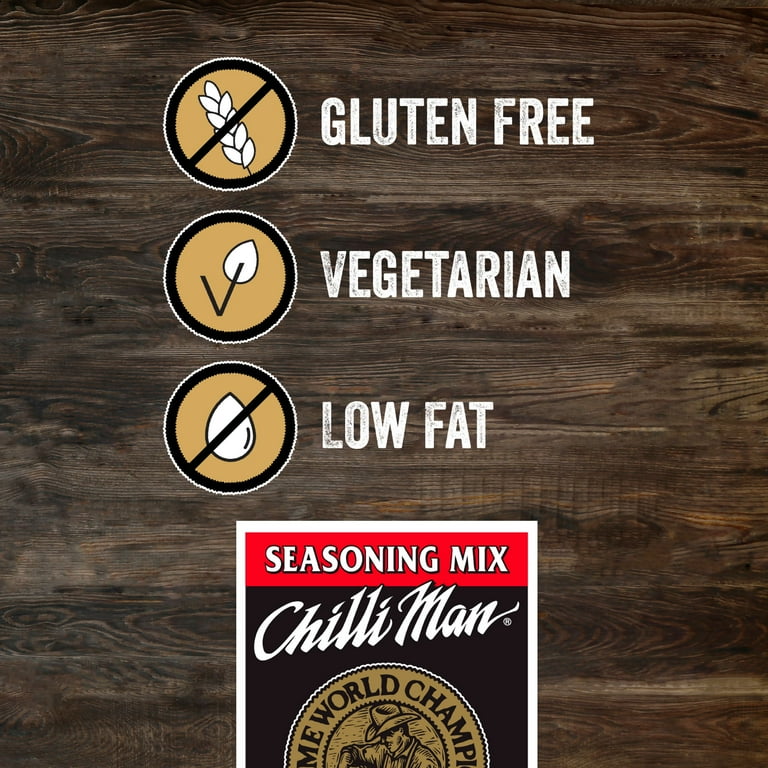 Vegetarian Chili Chilli Man Chili Seasoning Recipe (24 Pack