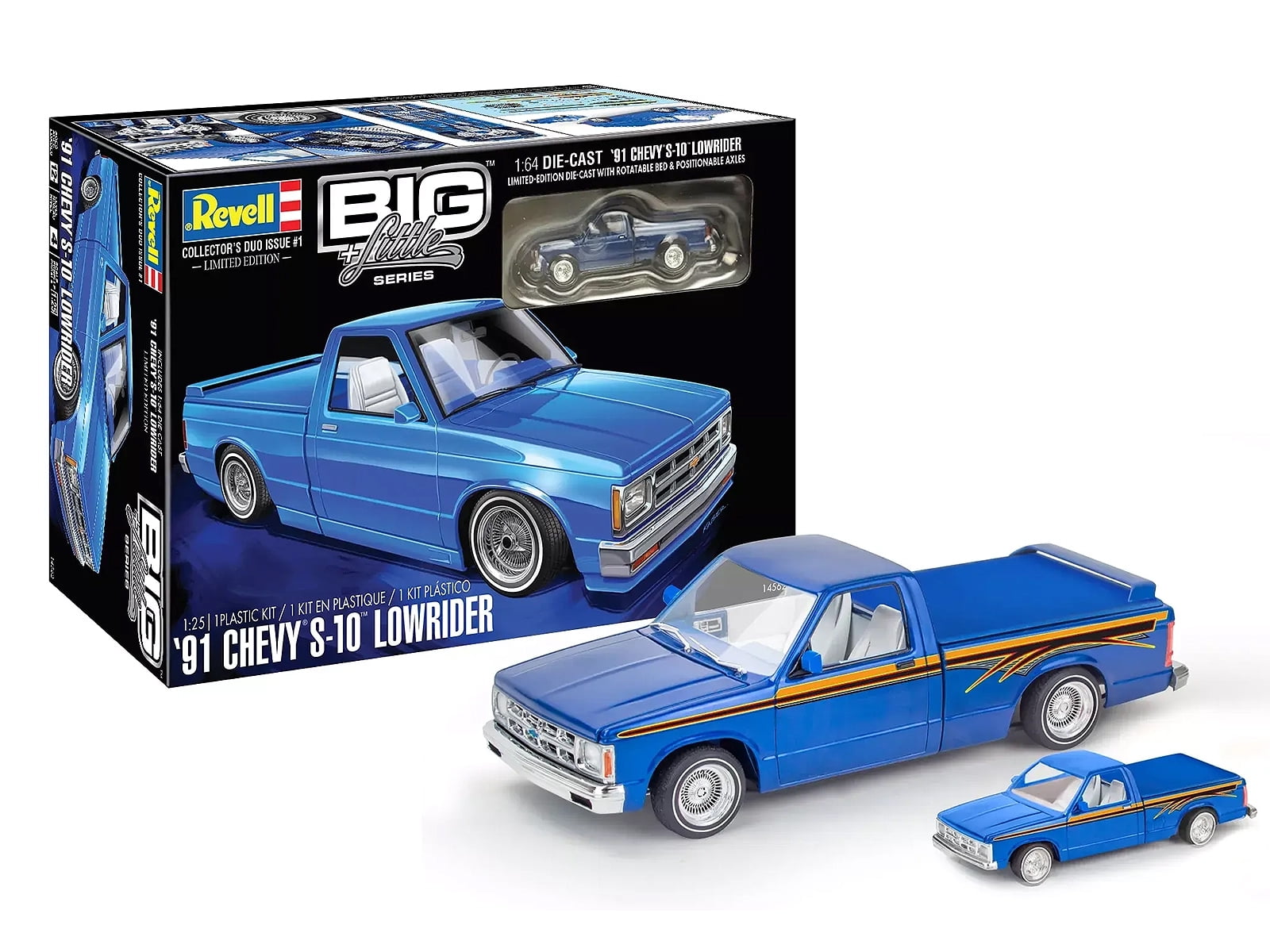 Level 4 Model Kit 1991 Chevrolet S-10 Lowrider Pickup Truck