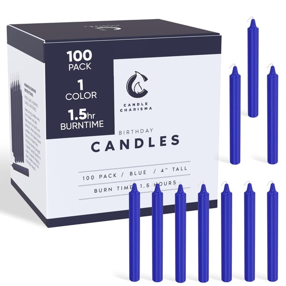 Vela Taper Candles Charisma Blue Spell 100 sin perfume