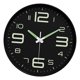 thumbnail image 4 of Reloj de pared redondo que brilla en la oscuridad, 25 cm, con números y manecillas luminosas. Estilo B, 4 of 9