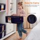thumbnail image 2 of 3 Pack 35L Clothes Storage Bag, Navy Folding Under Bed Organizer, Duvet Cover Wardrobe Organizer with Strong Fabric Clear Window for Clothes., 2 of 5