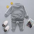 thumbnail image 4 of HCNTES Baby Boy Winter Clothes Toddler Boy Fall Clothes 2T 3T 4T 5T Outfits Winter Long Sleeve Knitted Cotton Tops Pants Sets Contrast Color, 4 of 9