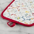 Mainstays Ogee Tile Kitchen Towel, Pot Holder, and Oven Mitt Set