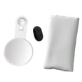 thumbnail image 2 of Miulika Mobile Phone Mirror Reflection Clip Kit Multifunctional for Travel Universal White, 2 of 9