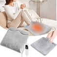 thumbnail image 2 of Electric Foot Warmer - Double-Sided Heating, 6 Temperature Settings, Auto Timer - Ultra Soft Flannel, for Home/Office, Cold Weather, 2 of 8