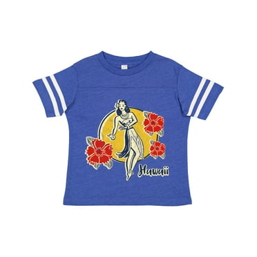 Inktastic Retro Hula Girl Girls Toddler T-Shirt