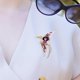thumbnail image 4 of Broche Hugo para mujer Estilo chino Púrpura Violeta, 4 of 7