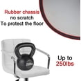 thumbnail image 3 of BestOffice Set of 2 Modern Bar Height Adjustable PU Leather for Dining Room(White), 3 of 7