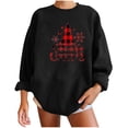thumbnail image 1 of Sudadera de Cuello Redondo de Navidad Para Mujer, Camisetas de Manga Larga, Blusas Regulares Estampadas, Camisas Odeerbi ODB195578, 1 of 5