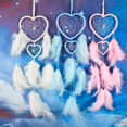 thumbnail image 1 of Minimalist Love Dream Catcher Handmade Wind Chimes Wall Decoration Girl Room Decoration Feather Bag Furniture Decoration heqiyong LED, 1 of 2