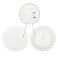 thumbnail image 5 of Uxcell 5.12" x 1.46" Round Vent Cover Adjustable Air Vent Cover ABS Plastic White 4pcs, 5 of 5