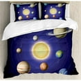 thumbnail image 3 of Ambesonne Space Solar System Duvet Cover Set, 3 of 3