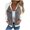 Grey, variant on BYHONG Women's 2025 Autumn/winter New Denim Patchwork Jacket Casual Fashion Wipe Shoulder Sleeve Jacket Womens Coats Coat for Women Black XL