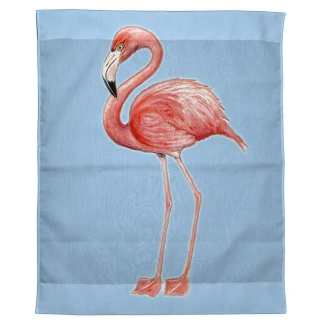 Betsy Drake TP084 24 x 30 Po Tenture Murale Extérieur Flamant Rose