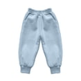 thumbnail image 5 of Rvasteizo Girls Joggers Fall Winter Elastic Waist Cotton Comfy Sweatpants for Toddler 1-11Y 6 Years, 5 of 5