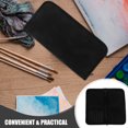 thumbnail image 3 of MRLESS NUOBESTY Canvas Makeup Brush Holder Pouch with Zipper, Portable Cosmetic Brush Storage Bag, 3 of 6