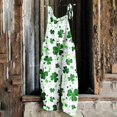 thumbnail image 2 of Ltctricy Womens Plus Size St. Patrick's Day Overalls Casual Lightweight Loose Sleeveless Jumpsuits Lounge Trendy Linen Rompers, 2 of 5