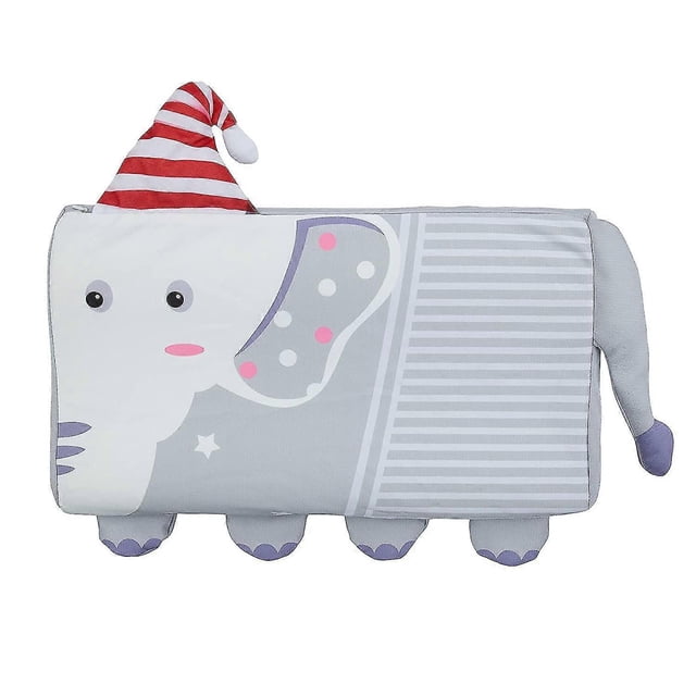 Toddler Pillow for Sleeping, Kids Pillows for Sleeping with Pillowcase 10 x 18 inch (Elephant)