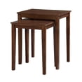 thumbnail image 1 of Pemberly Row Tables d'Appoint Gigognes Contemporaines en Bois Espresso, 1 of 6