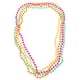 thumbnail image 1 of 4 Uds collar de cuentas de neón collar de cadena de bolas con cuentas de plástico accesorios de disfraz para fiesta, 1 of 5