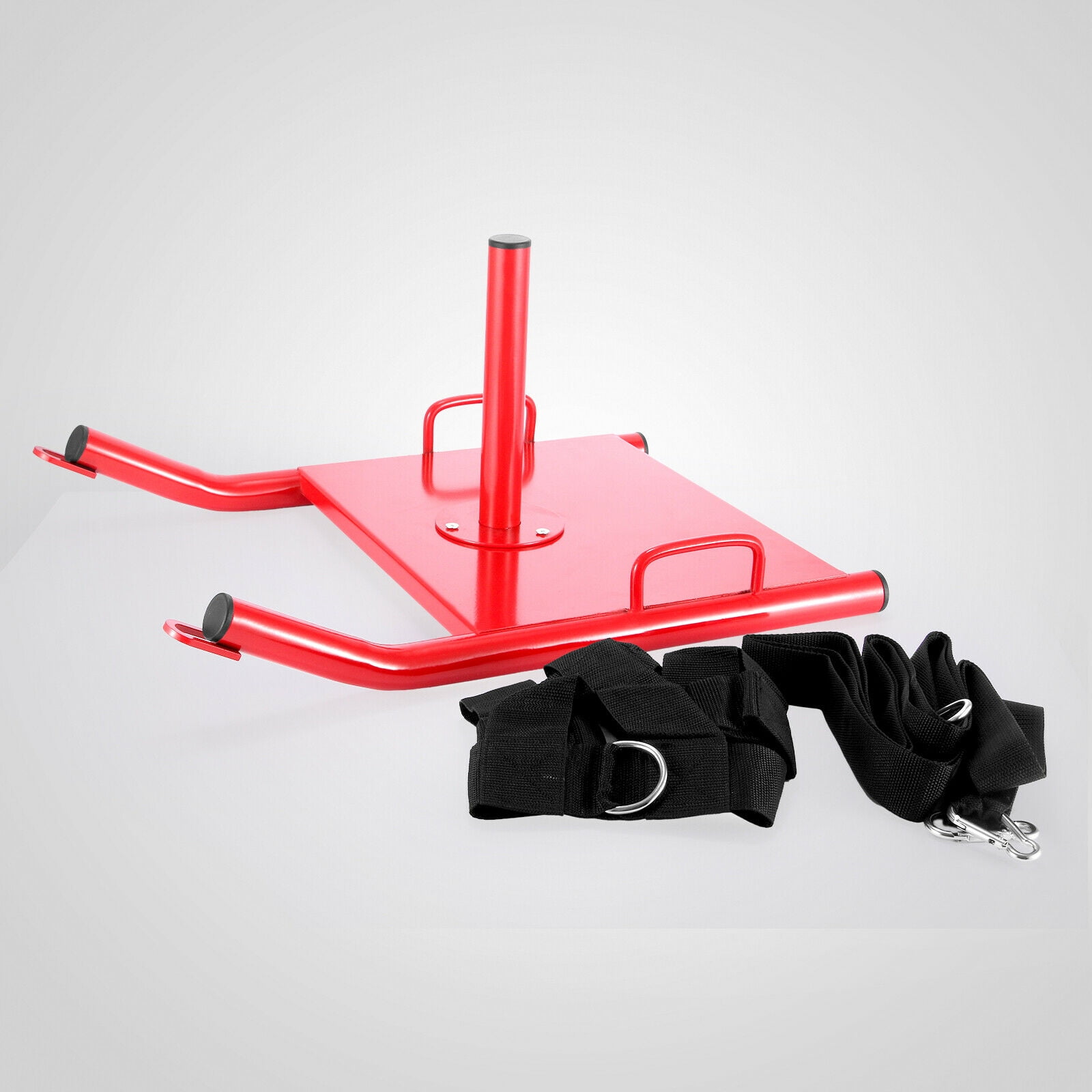 Vevor Weight Sled Push Pull Heavy High Training Sled Drag Fitness Hd Power Speed Training Sled Red