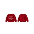thumbnail image 2 of Miaouyo 0-4T Toddler Baby Boys Girls Valentine's Day Sweaters Long Sleeve Round Neck Letter Heart Embroidery Tops Knit Pullover, 2 of 9