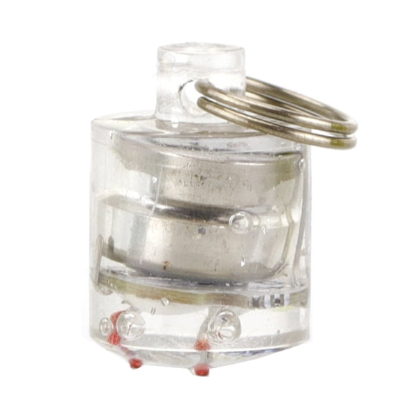 Soidarity Trampa de luz cilíndrica de 2 uds., anillos dobles fluorescentes que atraen lámpara de peces, diseño cerrado, contacto expuesto, Pescar Luz blanca