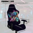 thumbnail image 7 of Xoenoiee Turtle Paint Splatter Print Gaming Chair Covers Slipcovers, Stretchable Elastic Computer Reclining Gaming Chair Seat Cover with Armrest Cover (No Chairs), 7 of 7