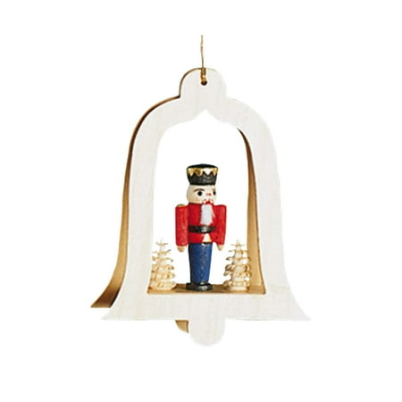 - Alexander Taron Richard Glaesser Ornaments - Nutcracker in bell - 3.25