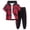 Red AA1, variant on BLVB Boys Clothes Sets Plaid Short Sleeve Hooded Button Shirt and Jogger Pants for Toddler Kids Fall Outfits(Red AA1,7-8Years)