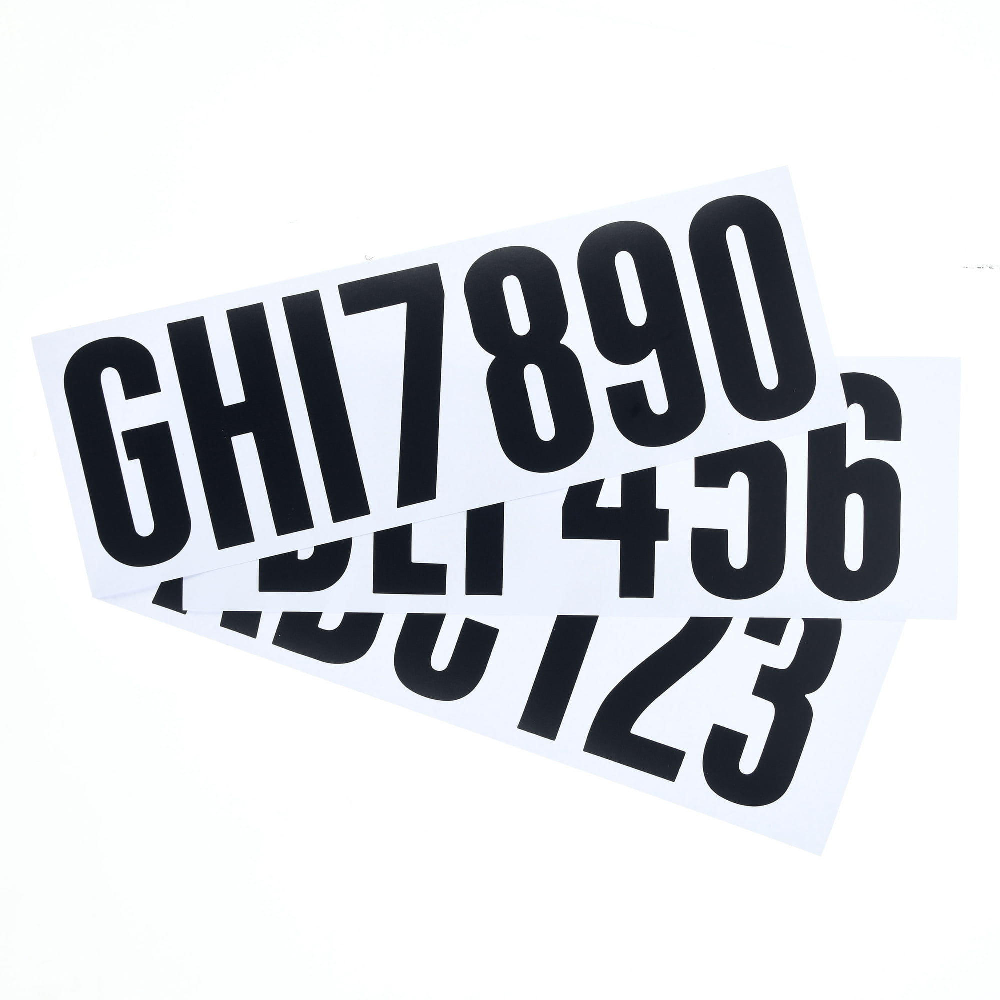 Ozark Trail Registration Letter and Number Vinyl Sticker Kit, Boating Accessory, Black