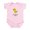 Petal Pink, variant on CafePress - Chick Infant Bodysuit - Baby Light Bodysuit, Size Newborn - 24 Months