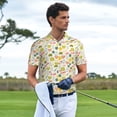 thumbnail image 2 of Wukai Medical Icons Men’s Polo Shirts,Quick-Dry Athletic Shirt,Classic Fit Shirts-Medium, 2 of 8