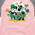 thumbnail image 3 of Disney - Mickey And Minnie Pot Of Gold - Toddler And Youth Girls Raglan Graphic T-Shirt, 3 of 5