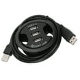 thumbnail image 4 of Estación de acoplamiento JK38h USB 2.0 HUB AllInOne de 3 puertos para escritorio, forma redonda, sin fuente de alimentación externa, 4 of 12