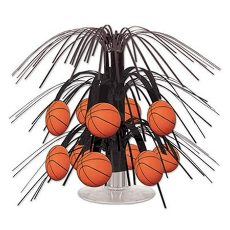 Basketball Mini Cascade Centerpiece- Pack Of 12