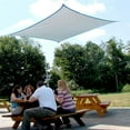 thumbnail image 2 of ShadeLogic Sun Shade Sail Heavy Weight 12 Foot Square - Sea Blue, 2 of 6