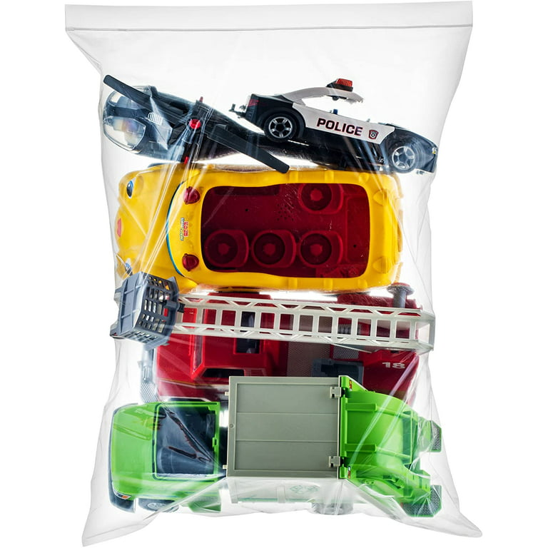 X-Large Regular Roaster Food Storage Bags, Resealable Top, 3.5 Gallon Size,  16 x 18, Clear, Freezer, Food Prep, Clothing Organization [ 99 Bags ] 