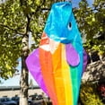 thumbnail image 2 of In the Breeze 5276 — 48-inch Iridescent Rainbow Fishy Windsock — Shimmering Outdoor Decor, Gardens, Patios, Cabins, 2 of 4
