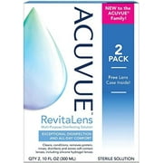 ACUVUE RevitaLens Multi-Purpose Disinfecting Solution 10 oz (Pack of 2)