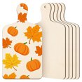 thumbnail image 1 of harmtty Chopping Board High Durability Heat-Resistant Wood All-Purpose Meat Fruit Paddle Shaped Cutting Board Kitchen Supplies ,L, 1 of 8