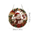 thumbnail image 3 of 2026 Christmas Home Party Decoration Acrylic Christmas Art Hanging Ornament Suitable For Windows Doors Or Walls A Festive Decorative For The Home Entryway Christmas Celebration Party Supplies, 3 of 5