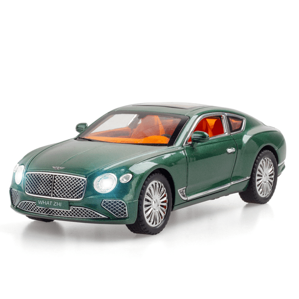 Juguete de decoración de modelo de coche de aleación de simulación 1 a 24 con generación de sonido y luz