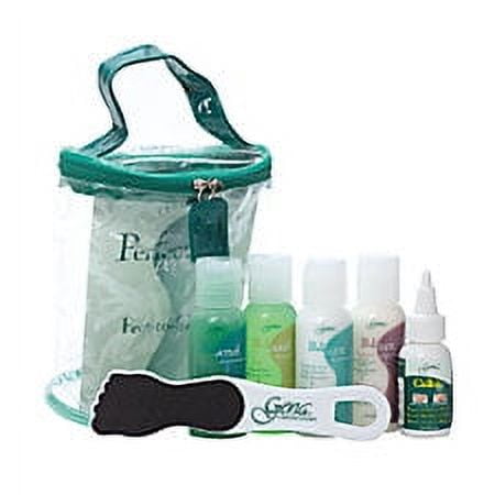 Gena Feet-to-Go Pedicure Kit that helps prevent foot odor, soften calluses and skin and refresh tired feet, perfect for travel