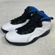 thumbnail image 1 of Ni - ke Air Jordan 10 Retro Orlando 2018 Mens 10.5 White Blue Black Shoes Basketball, 1 of 5