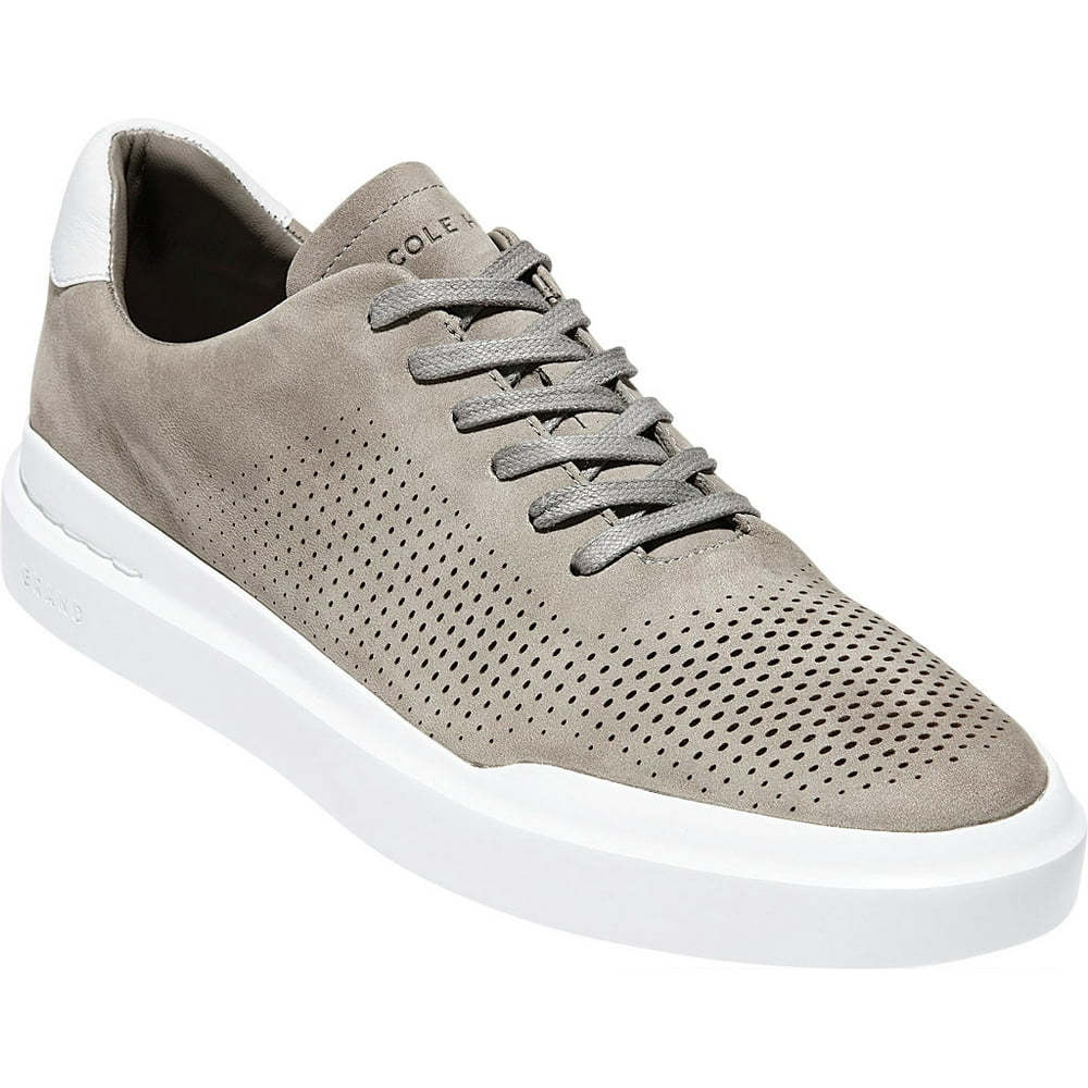 Men's Cole Haan GrandPro Rally Laser Cut Sneaker Ironstone/Optic White